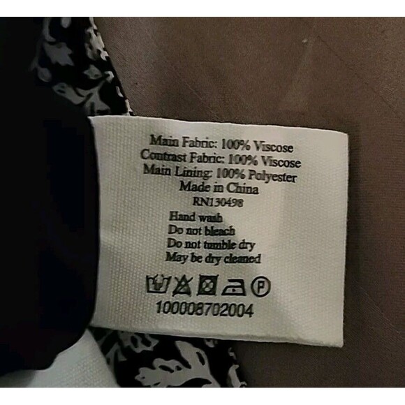 Jack Wills Skort Dress Shorts Womens Size 4 Black White Narrow Opening Front - Picture 10 of 10